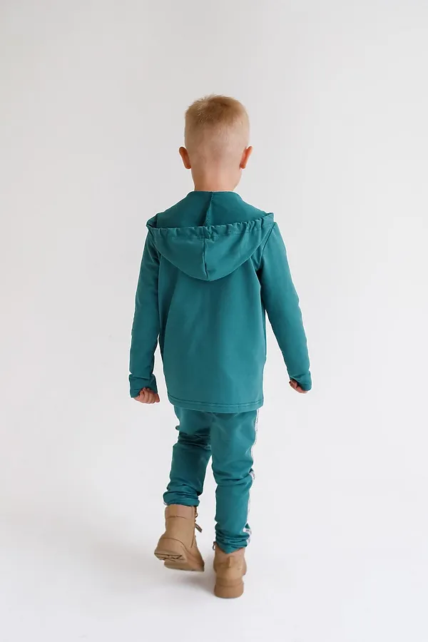 Толстовка Лого хвоя MINIDINO, хвоя - фото 2