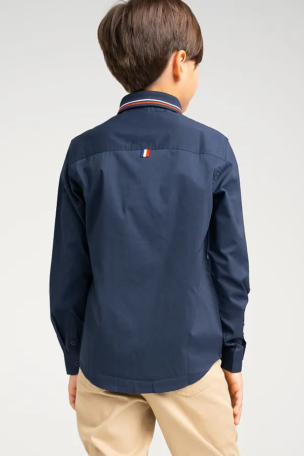 Рубашка PLAYTODAY, тёмно-синий - фото 2