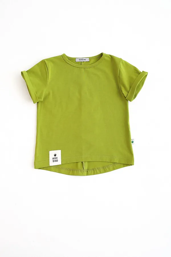 Джемпер с коротким рукавом Дино груша MINIDINO, груша - фото 2