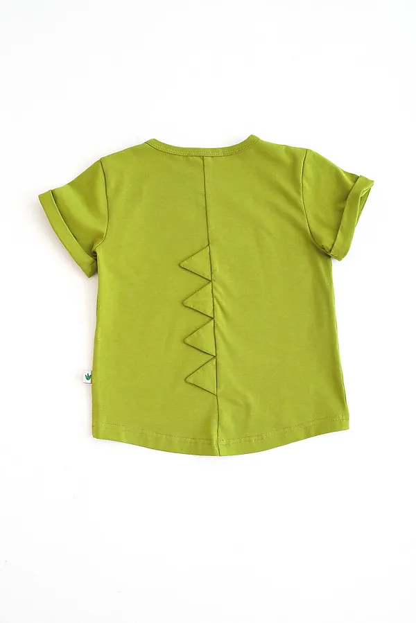 Джемпер с коротким рукавом Дино груша MINIDINO, груша - фото 2