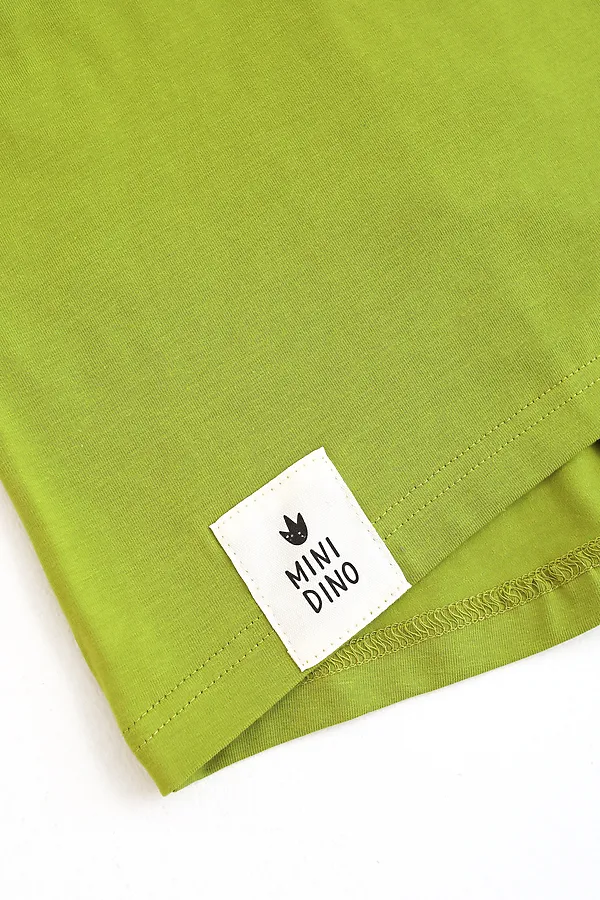 Джемпер с коротким рукавом Дино груша MINIDINO, груша - фото 2