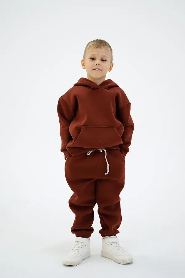 Комплект Sport New утепленный дет. марсала MINIDINO, марсала - фото 2