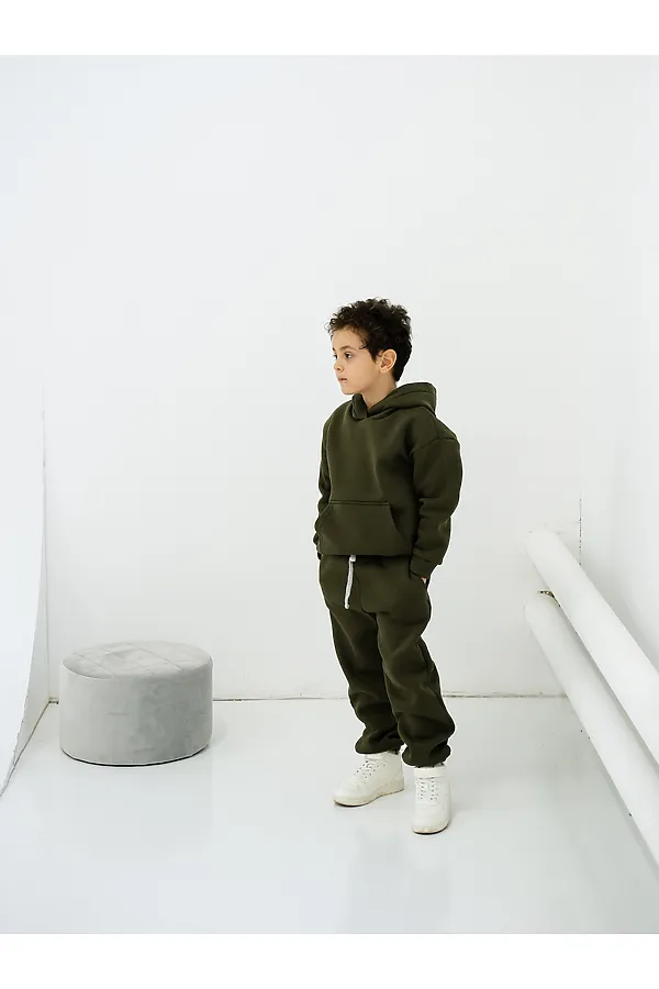 Комплект Sport New утепленный дет. хаки MINIDINO, хаки - фото 2