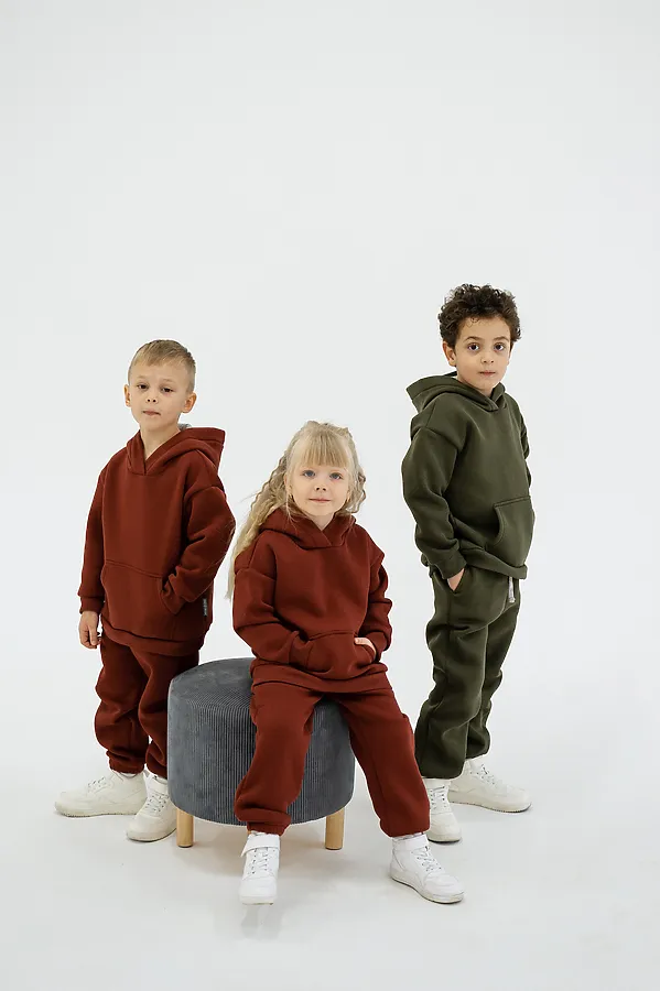 Комплект Sport New утепленный дет. хаки MINIDINO, хаки - фото 2