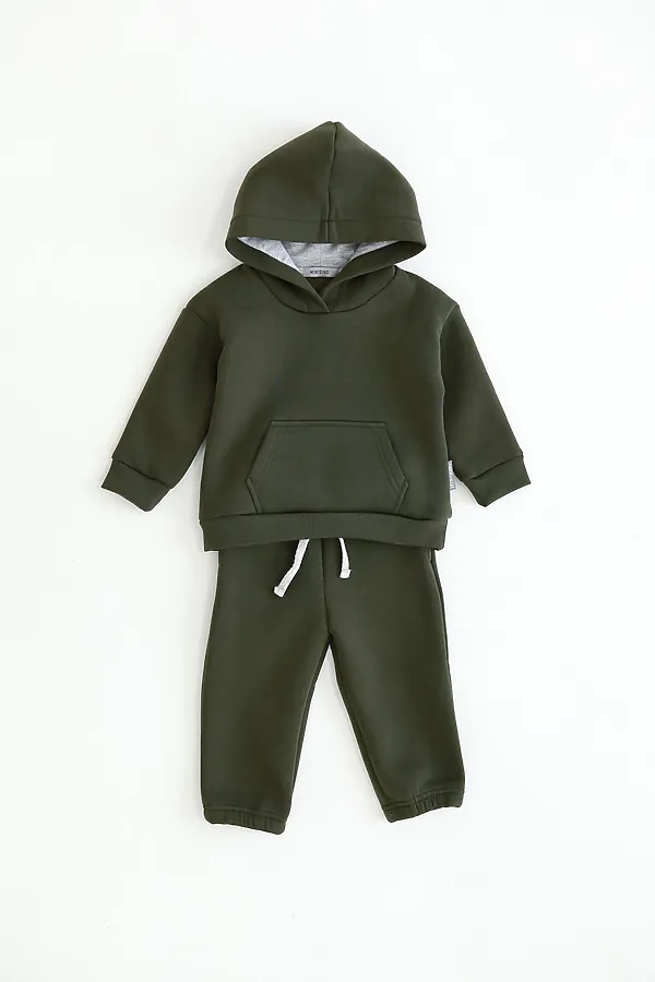 Комплект Sport New утепленный дет. хаки MINIDINO, хаки - фото 2