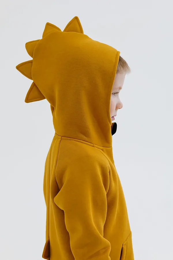 Комбинезон начес Дино 22 горчица MINIDINO, горчица - фото 2