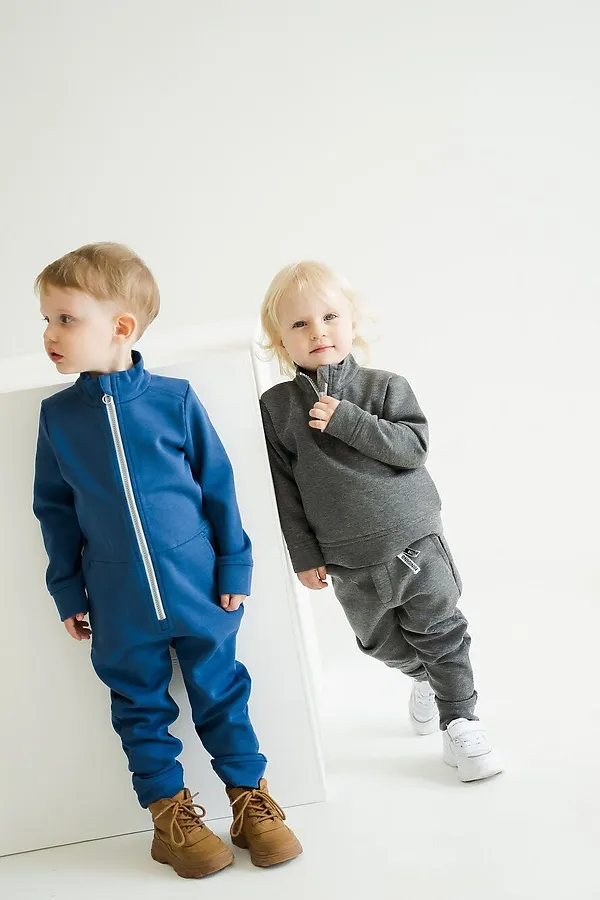 Комбинезон Токио деним MINIDINO, деним - фото 2