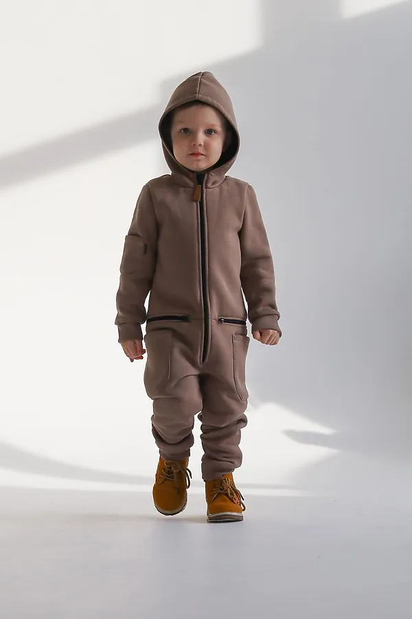 Комбинезон Авиатор бежевый MINIDINO, бежевый - фото 2