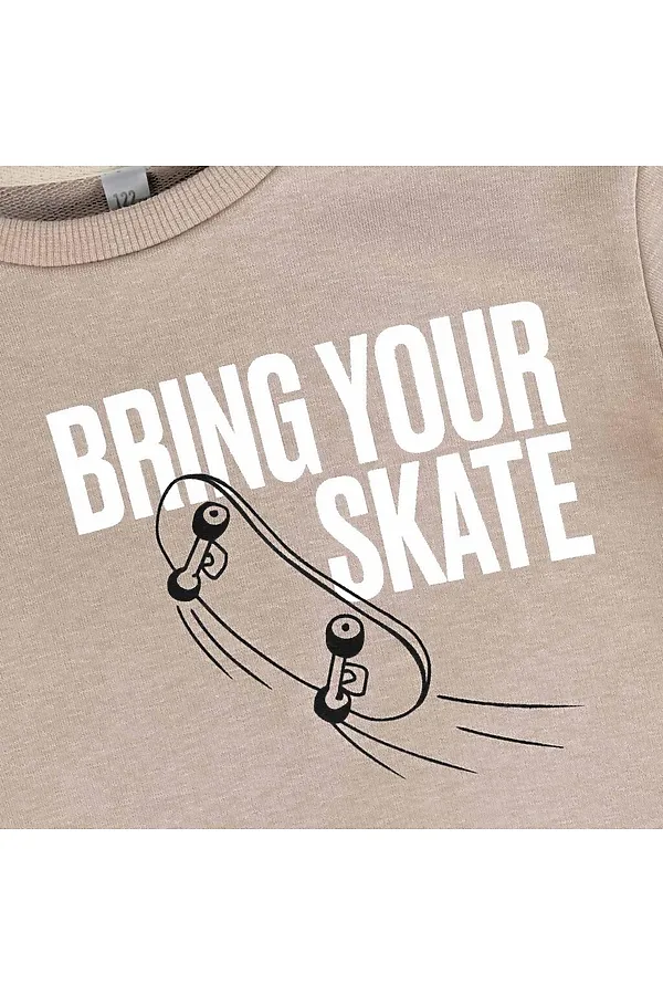 Костюм (Свитшот + Брюки) BOSSA NOVA, бежевый - фото 2