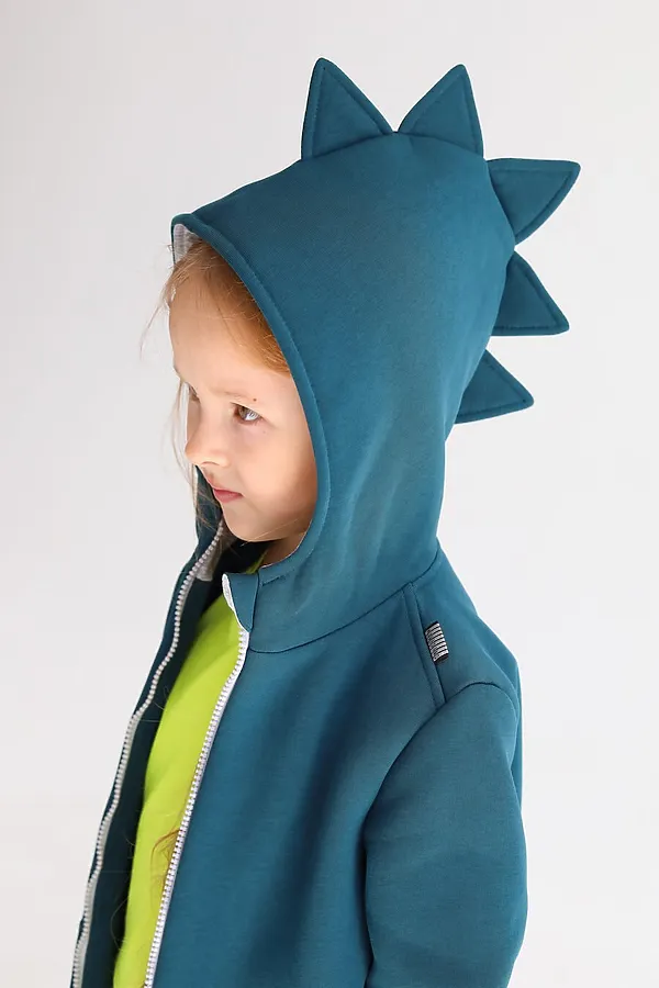 Толстовка начес Дино 22 атлантик MINIDINO, атлантик - фото 2