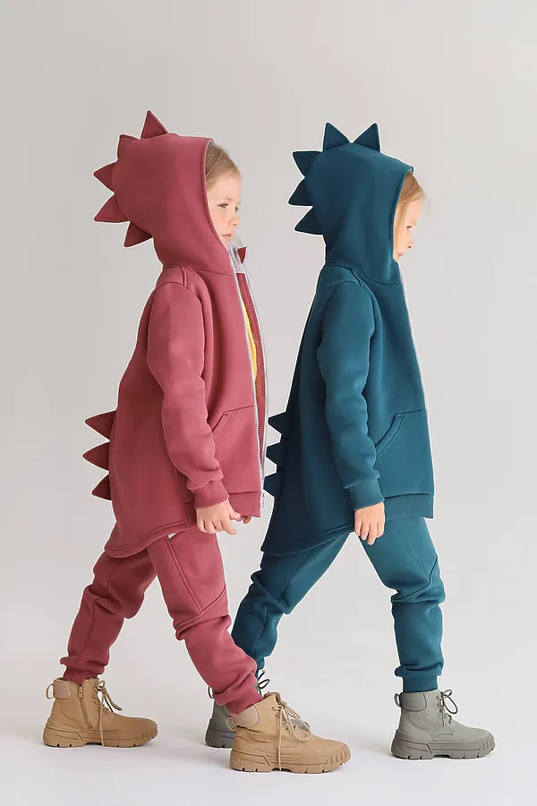 Толстовка начес Дино 22 атлантик MINIDINO, атлантик - фото 2