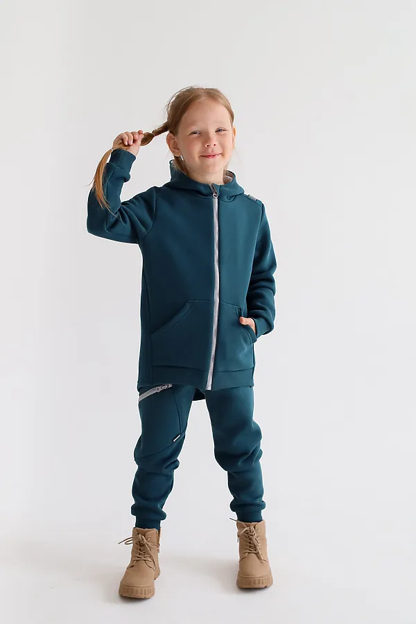 Толстовка начес Дино 22 атлантик MINIDINO, атлантик - фото 2