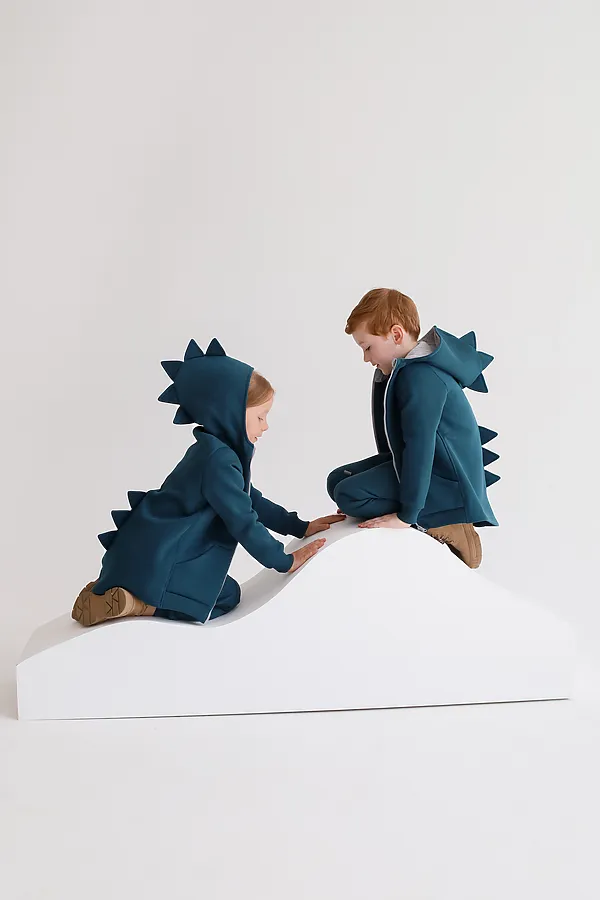 Толстовка начес Дино 22 атлантик MINIDINO, атлантик - фото 2