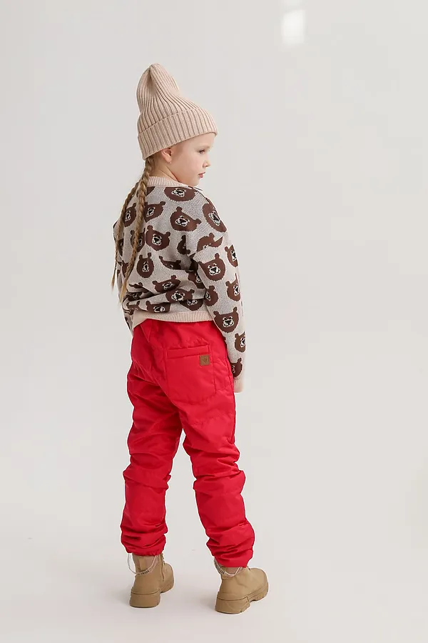 Джемпер Мишка бежевый MINIDINO, бежевый - фото 2