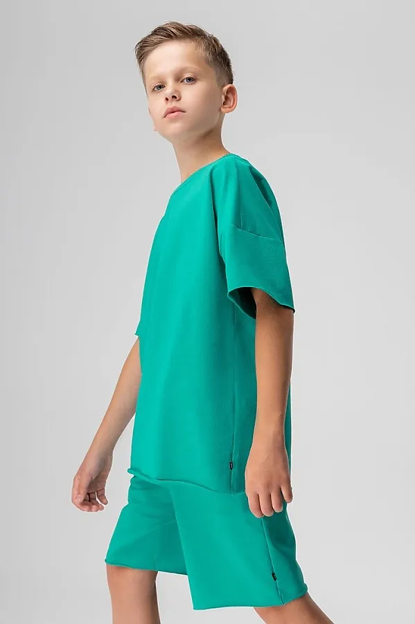 Костюм (Футболка+Шорты) BODO, изумрудный - фото 2