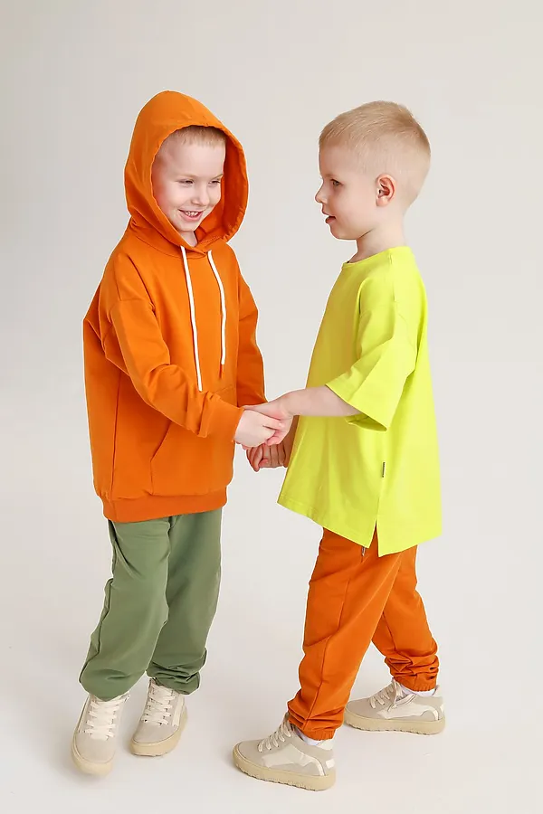 Брюки детские Candy хурма MINIDINO, хурма - фото 2