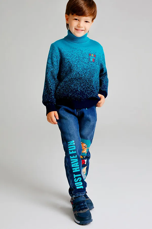 Джинсы PLAYTODAY, тёмно-синий - фото 2