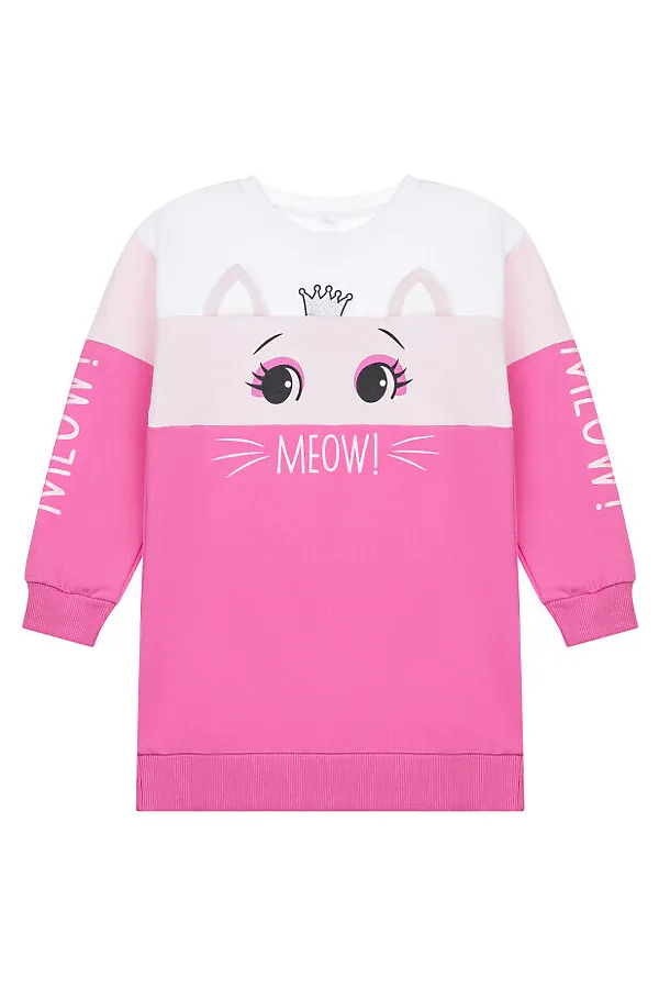 Платье PLAYTODAY, белый,светло-розовый,розовый - фото 2