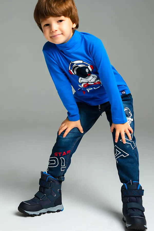 Водолазка PLAYTODAY, голубой - фото 2