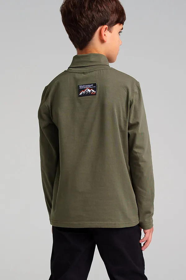 Водолазка  PLAYTODAY, хаки,цветной - фото 2