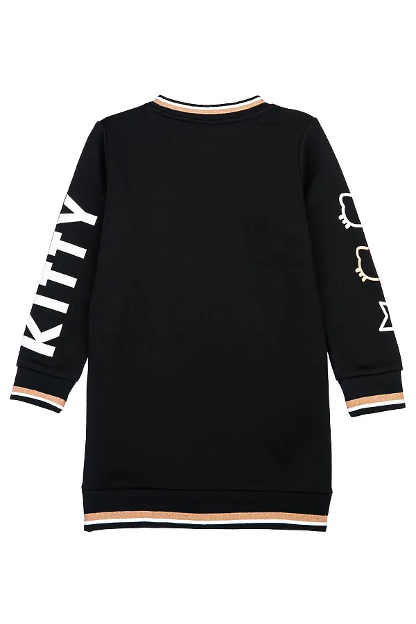 Платье PLAYTODAY, черный,белый,золотистый - фото 2