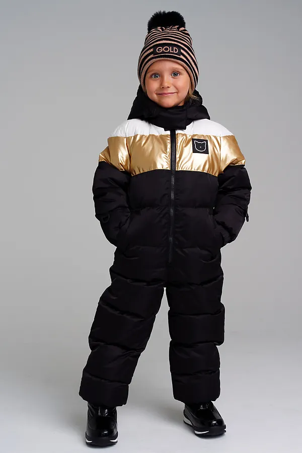 Шапка PLAYTODAY, черный,бежевый - фото 2