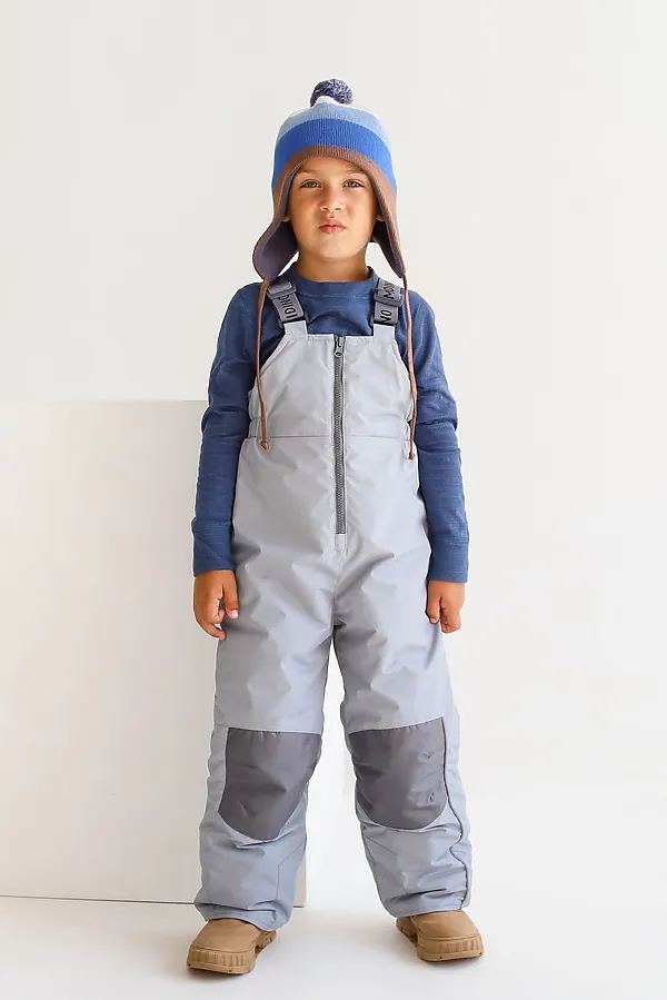 П/комбинезон зима SUPER серебро MINIDINO, серебро - фото 2