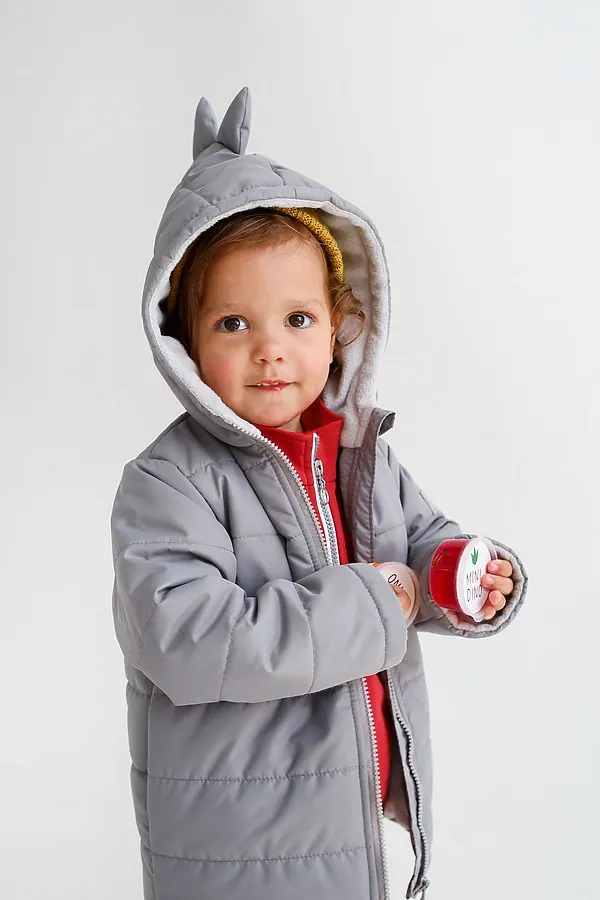 Куртка Дино демисезон акула MINIDINO, акула - фото 2