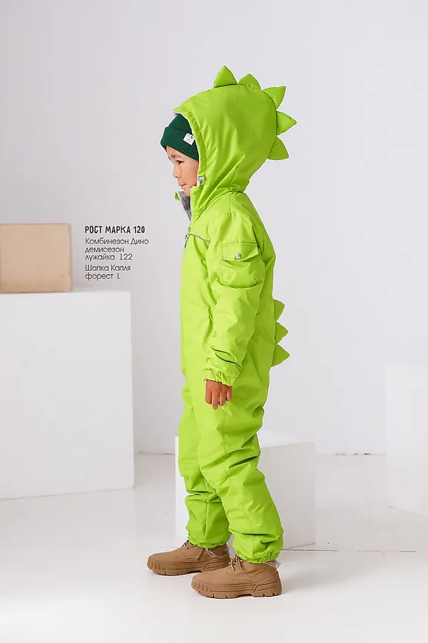 Комбинезон Дино демисезон лужайка MINIDINO, лужайка - фото 2