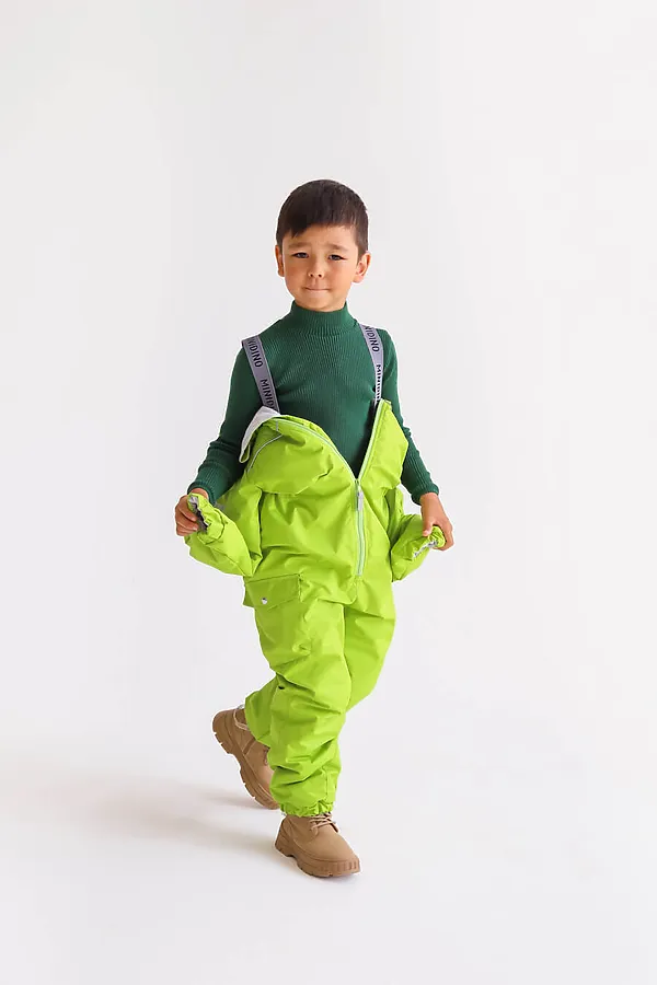 Комбинезон Дино демисезон лужайка MINIDINO, лужайка - фото 2