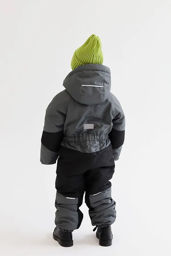Комбинезон Super зима грей MINIDINO, грей - фото 2