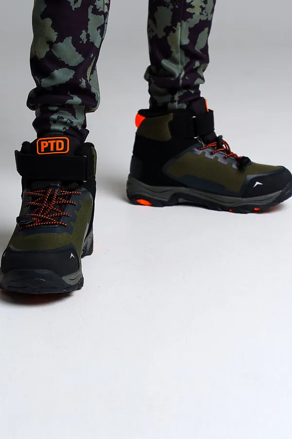 Ботинки PLAYTODAY, черный,оранжевый,хаки - фото 2