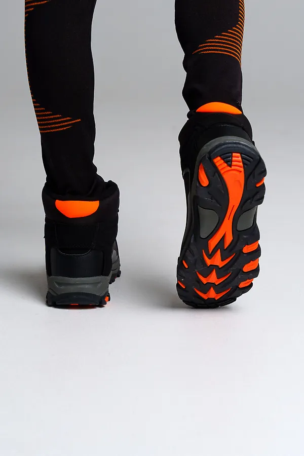 Ботинки PLAYTODAY, черный,оранжевый - фото 2