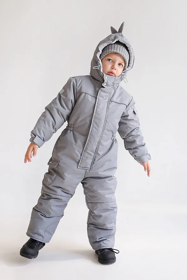 Комбинезон Дино зимний акула MINIDINO, акула - фото 2