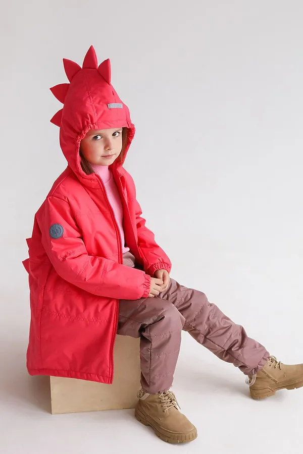 Куртка Дино деми NEW пион  MINIDINO, пион - фото 2