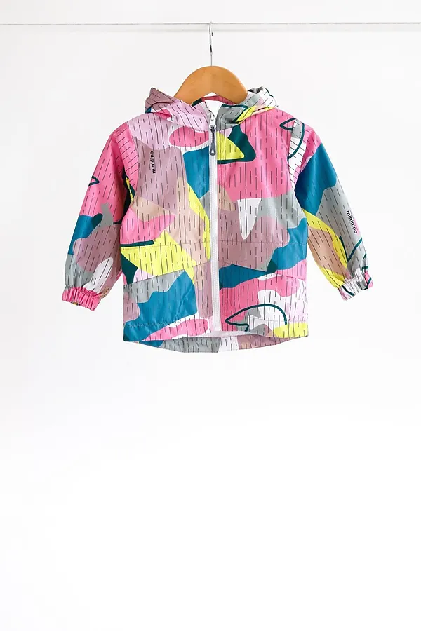 Ветровка Сетка принт роза MINIDINO, принт роза - фото 2