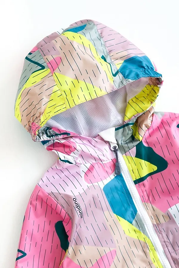 Ветровка Сетка принт роза MINIDINO, принт роза - фото 2