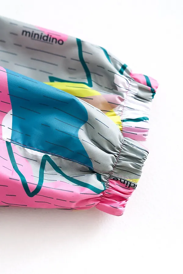 Ветровка Сетка принт роза MINIDINO, принт роза - фото 2