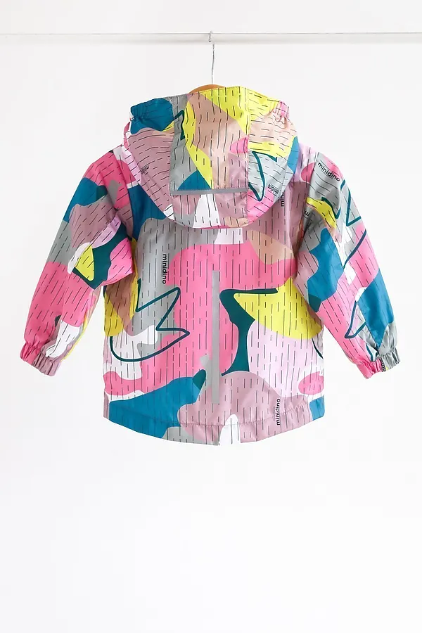 Ветровка Сетка принт роза MINIDINO, принт роза - фото 2