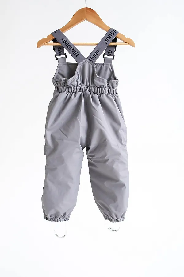 П/комбинезон Super New деми серебро MINIDINO, серебро - фото 2