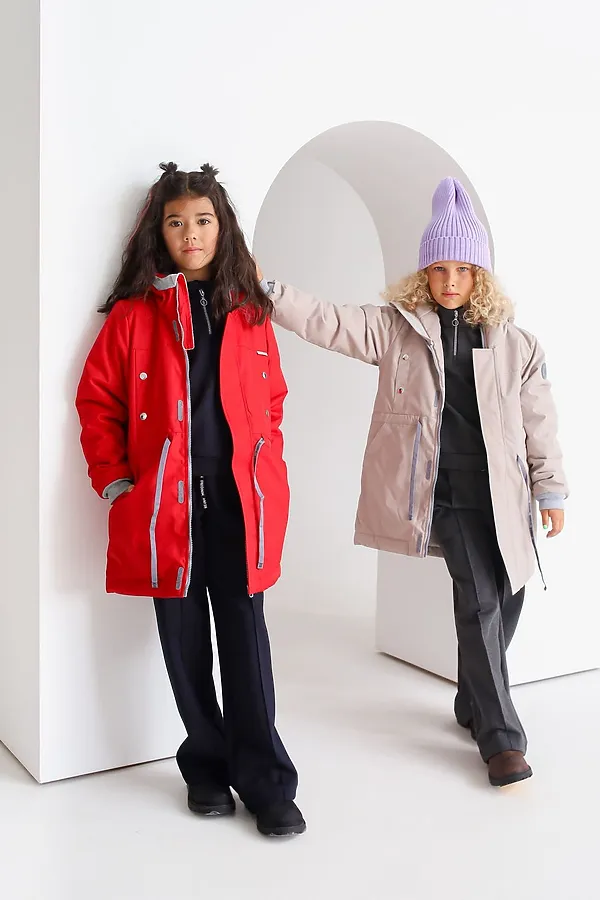 Парка 2022 демисезон латте MINIDINO, латте - фото 2