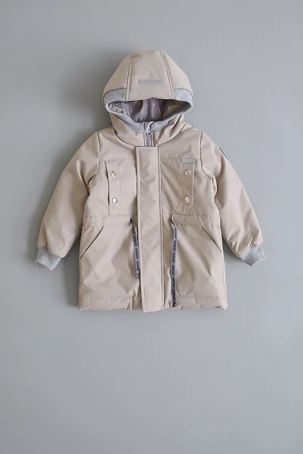 Парка 2022 демисезон латте MINIDINO, латте - фото 2