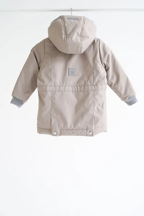 Парка 2022 демисезон латте MINIDINO, латте - фото 2