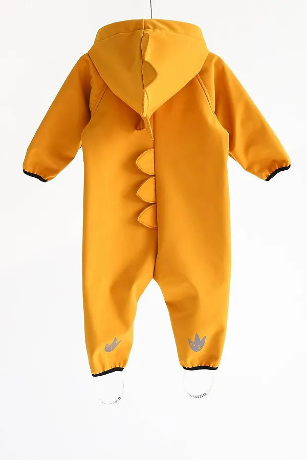 Комбинезон Дино софтшелл горчица MINIDINO, горчица - фото 2