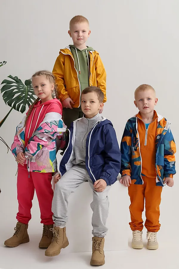 Ветровка Сетка горчица MINIDINO, горчица - фото 2
