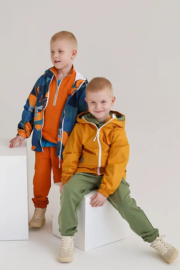 Ветровка Сетка горчица MINIDINO, горчица - фото 2
