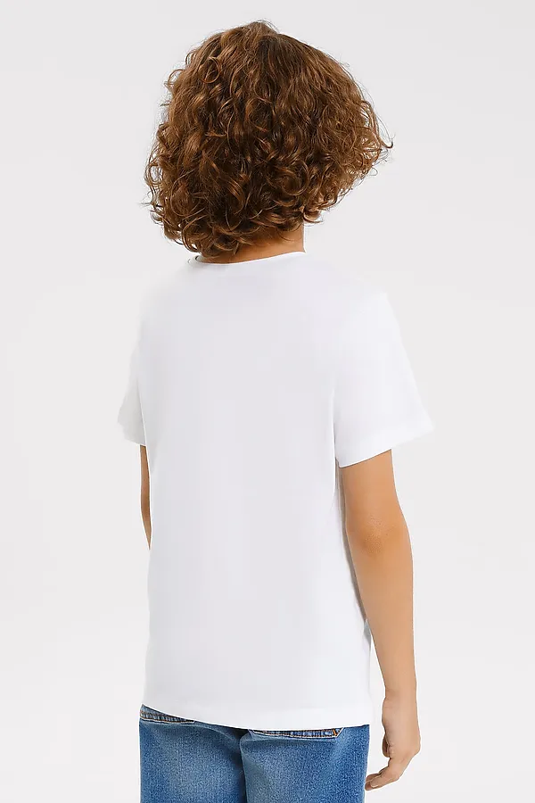 Футболка  MARK FORMELLE, белый +печать1 - фото 2