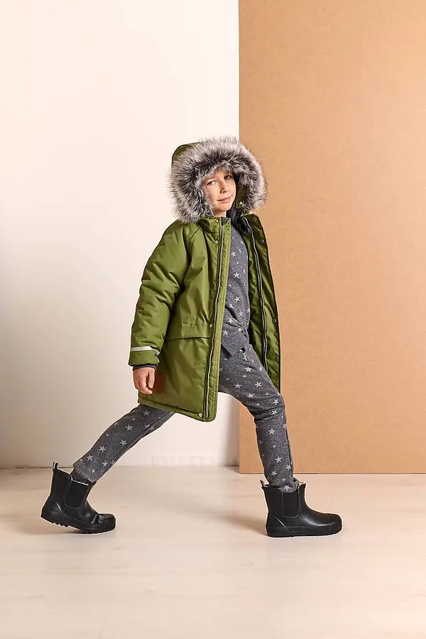 Куртка-парка Super грин MINIDINO, грин - фото 2