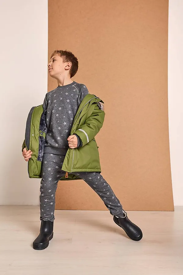 Куртка-парка Super грин MINIDINO, грин - фото 2