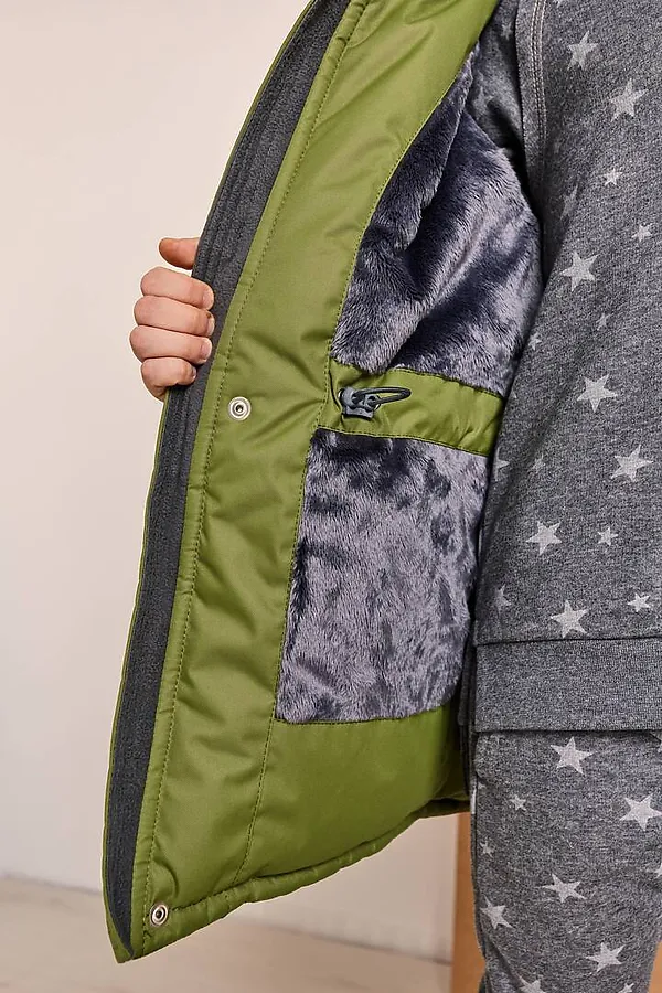 Куртка-парка Super грин MINIDINO, грин - фото 2